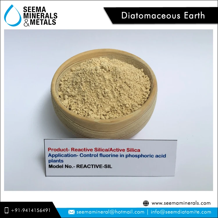 Leaders in Selling Natural Diatomite Reactive Silica Powder to Control Fluorine in Phosphoric Acid Manufacturing at Least Price