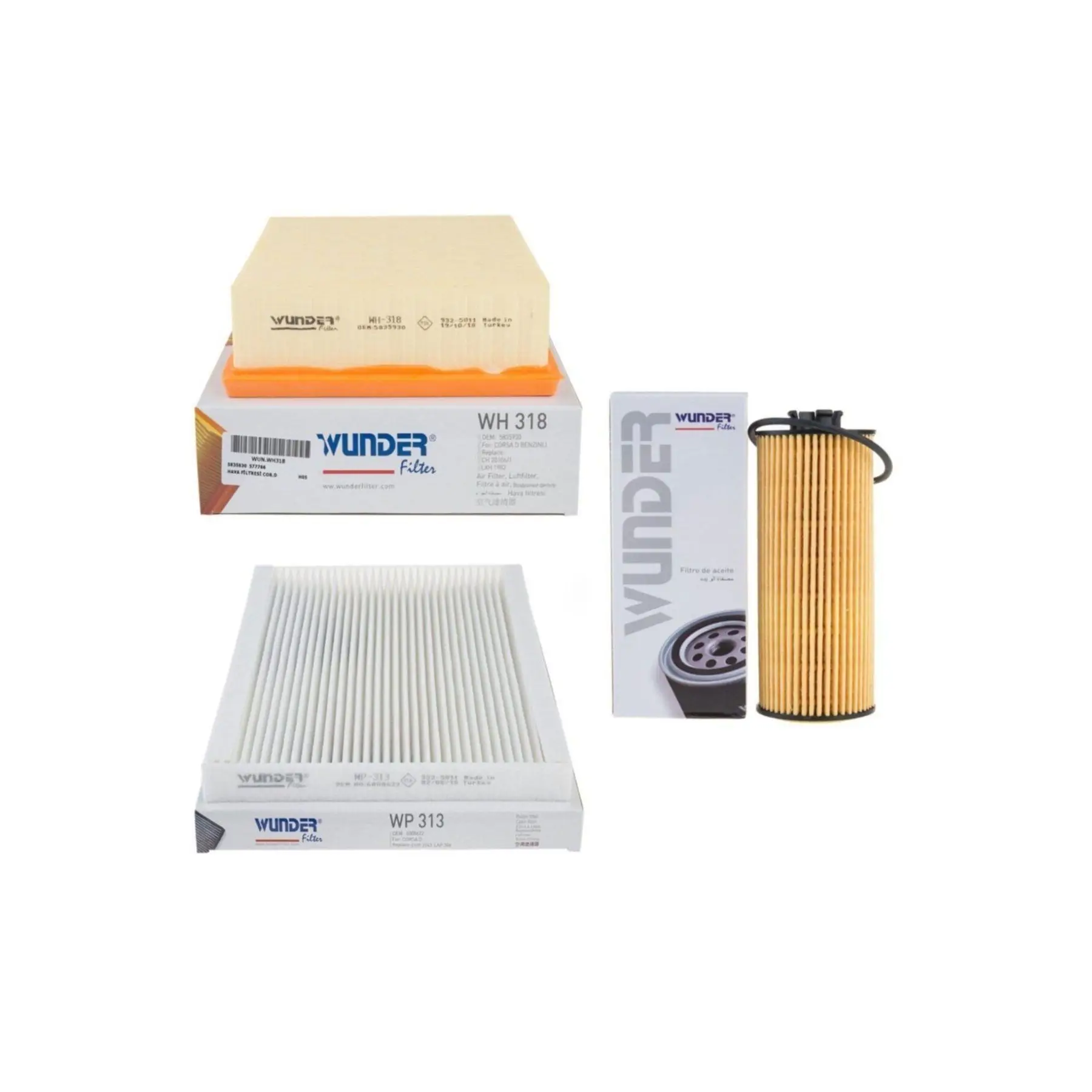 Opel Corsa E 1.2/1.4 Maintenance Kit Automatic Gear Wunder Brand