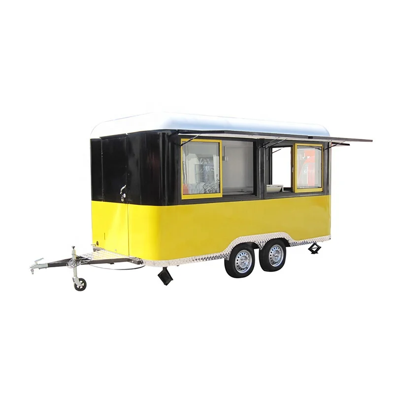 Buy Outdoor Mobile Food Trailer Street Mobile Food Cart China Factory Mobile Food Truck for Sale Pizza Customized