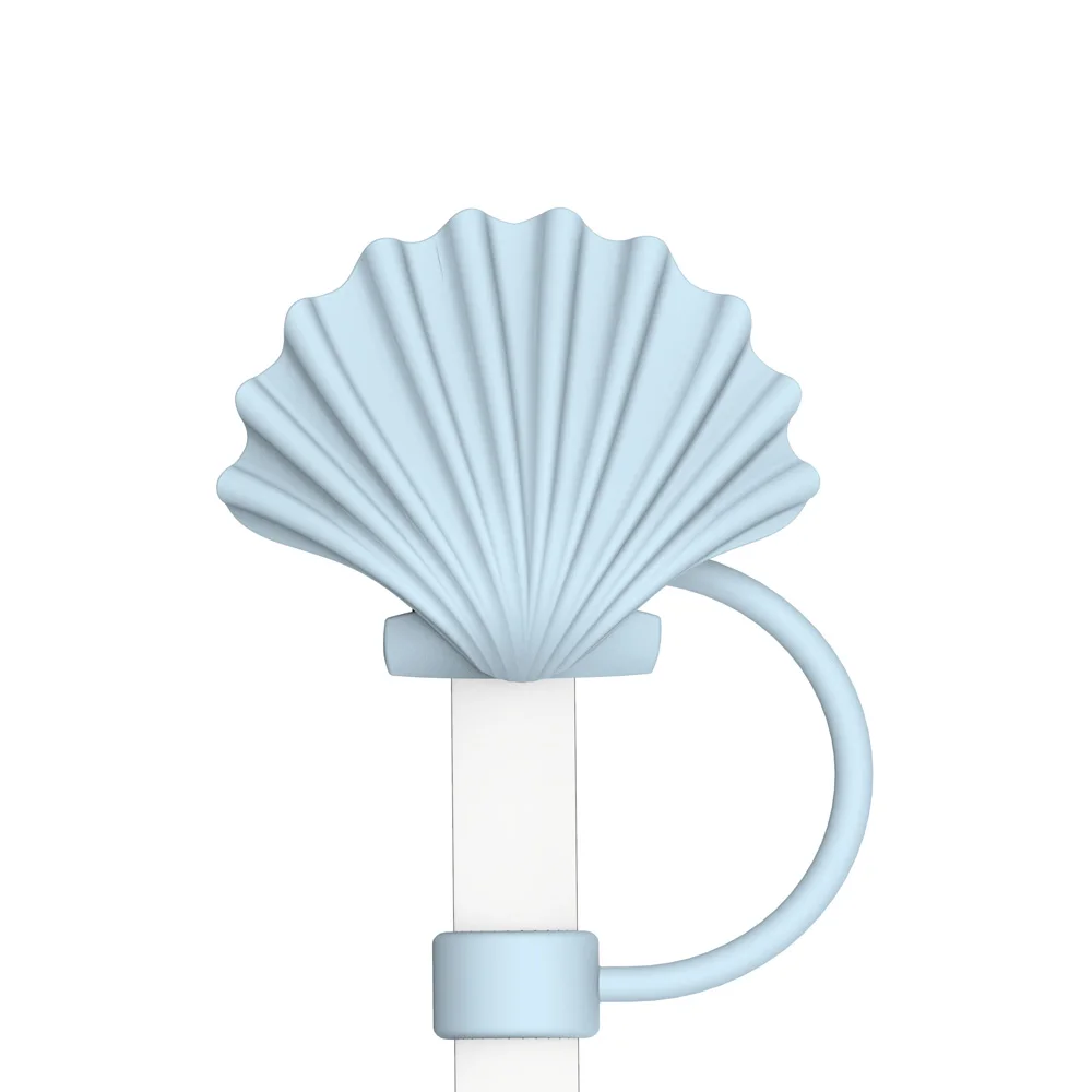 8mm 10mm Reusable 3D Straw Covers Cute Cartoon Animals Reusable Straw Toppers for Drinking Straws cup