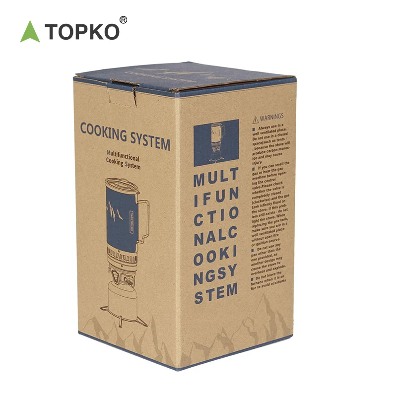 TOPKO High Quality Camping Oven Outdoor Portable Camping Cooking System Camping Equipment Gas Stove