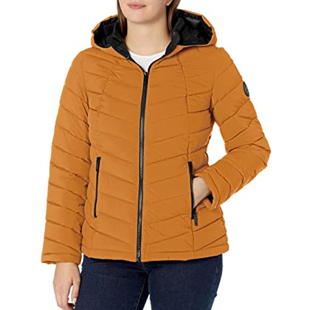 Women Premium Hooded Puffer Jacket Thick Warm and Stylish Winter Coat with Cotton Padding Loose Fit and Durable Design