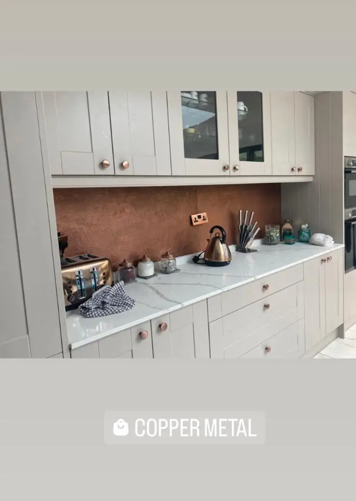 Top Quality Flexible Copper Metallic Natural Slate Stone Veneer Sheet For Interior Exterior Wall Decoration