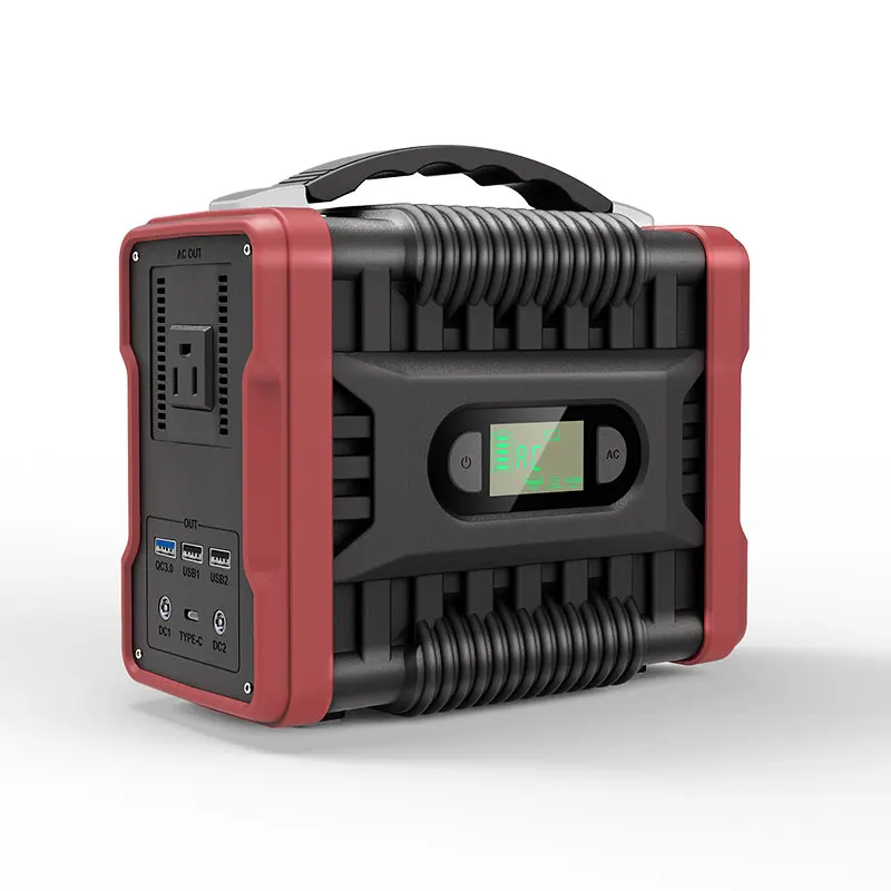 110V 220V 222Wh 200W for power 2400w outdoor Generator Mobile LiFePO4 battery portable power station with Folding solar panels