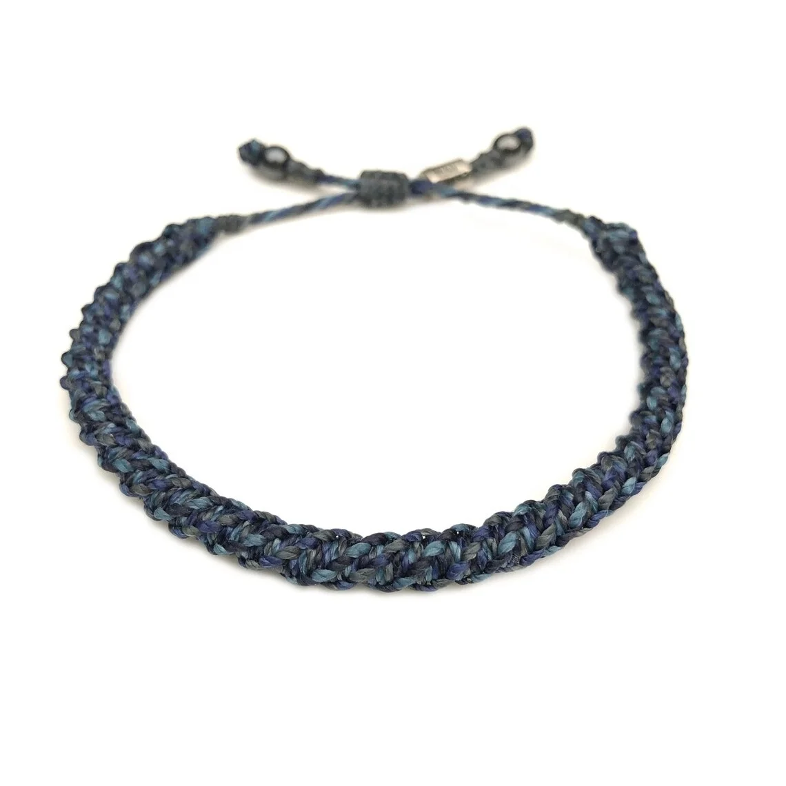 Mens Rope Bracelet Mens Cord Bracelet In Blue And Gray Men Gift For Sailor Bracelet Husband Bday Gift SWS-FB-002