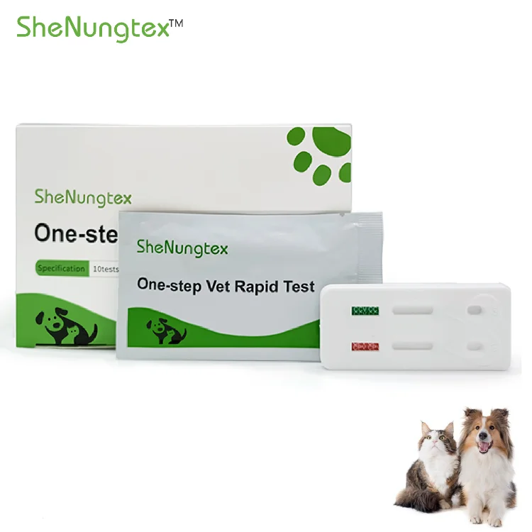 Animal Veterinary Disease  Diagnosis Rapid Test Heartworm/Ehrlichia/Lyme/Anaplasma 4 in 1 Rapid Test Kit