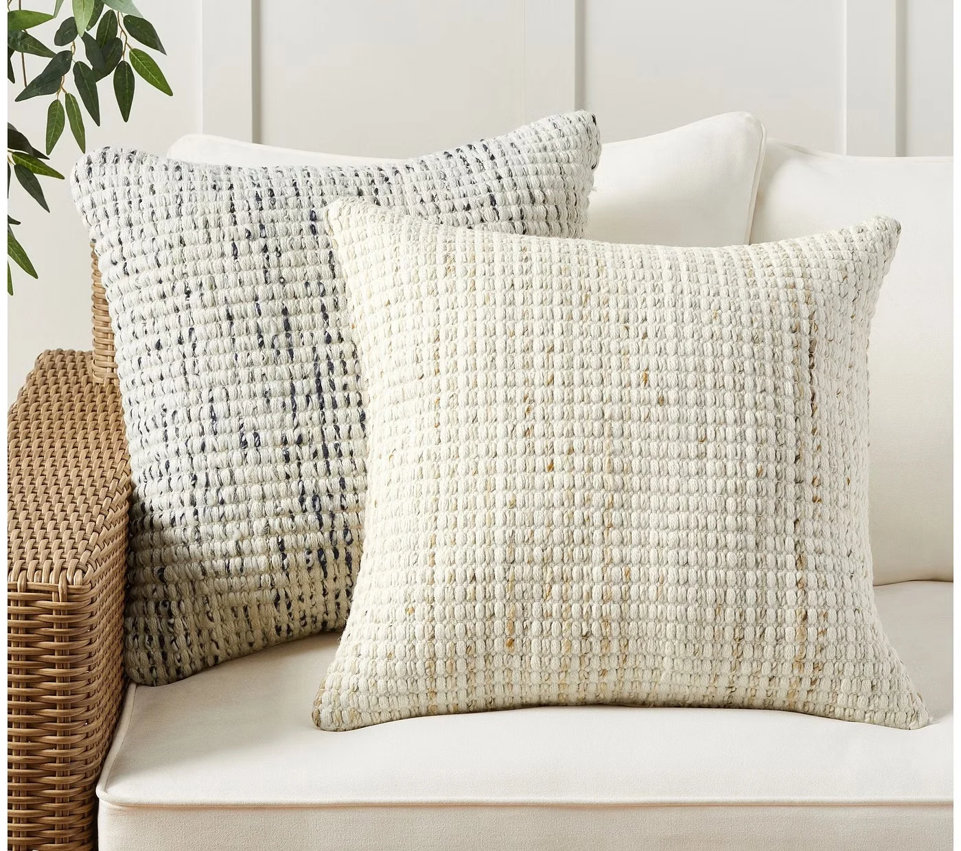 Boho Handloom out door Throw Pillow Covers for Couch Sofa  100% recycled polyester Hand Woven Tufted Decorative Pillows Covers