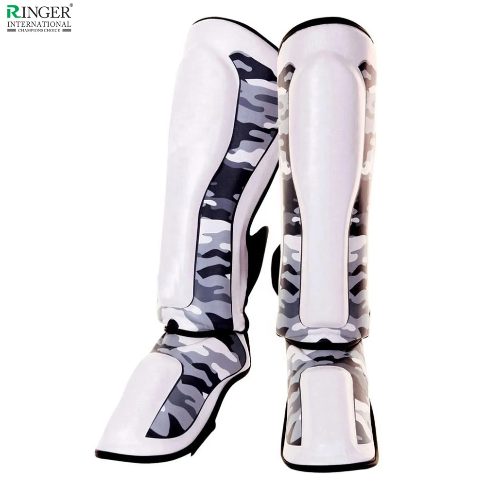 Shin Guard Pads MMA Leg Foot Guards  Wholesale martial arts kick boxing taekwondo shin pad instep guards  MMA Shin Foam Pad