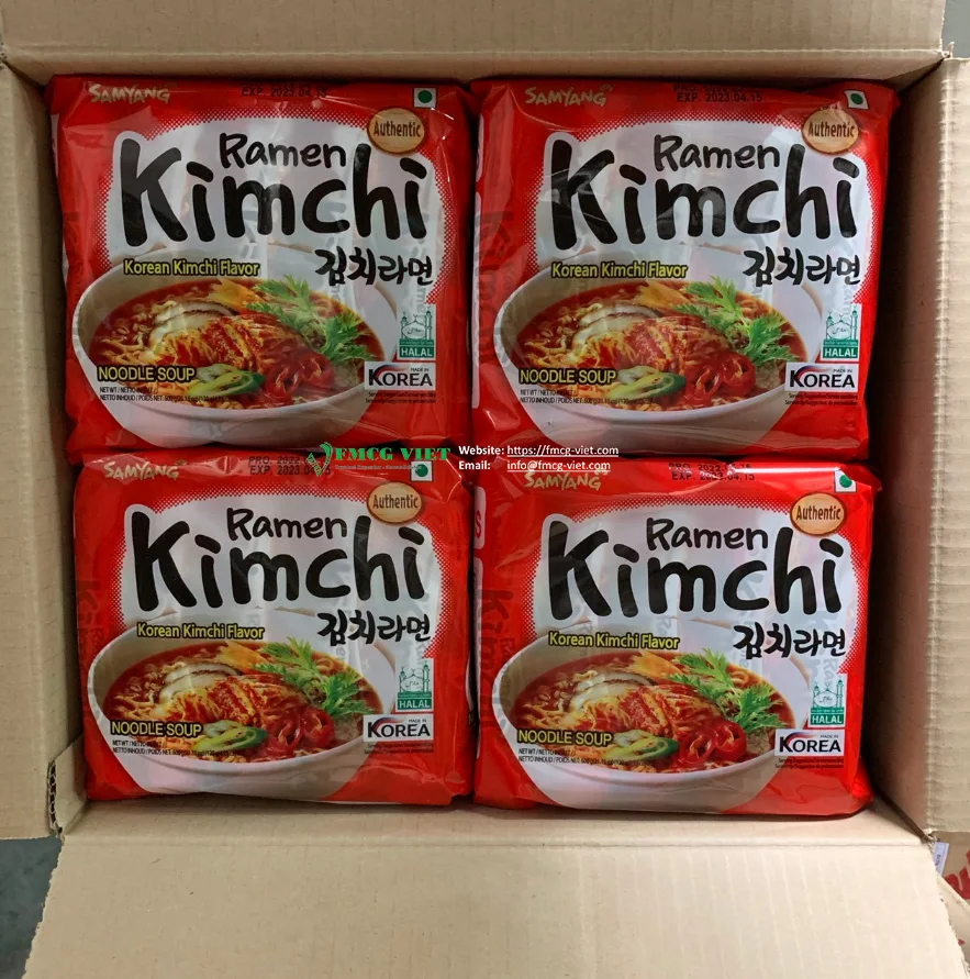 Wholesale Korean Samyangg Kimchi Noodle Soup120g / Korean Ramen Noodles Samyangg Exporter