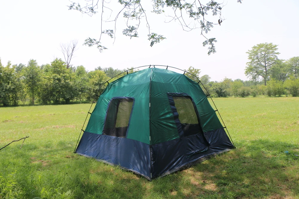 Outdoor Camping Polyester Waterproof Dome Tent Windproof Backpacking Tent, Easy Set Up Small Lightweight Dome Tent