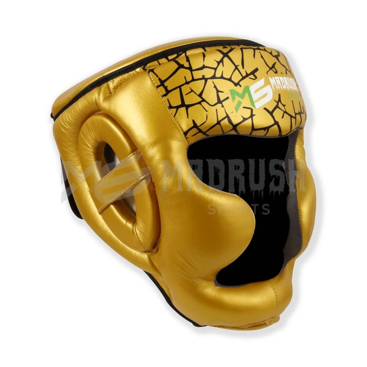 Boxing Head Guard Head Protector Maya hide leather With Customize Logo Color And Design Head Guard