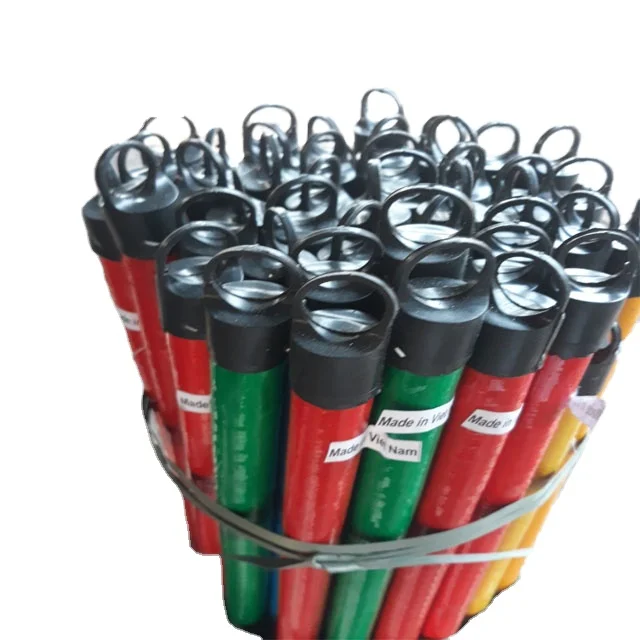 Best Quality Hard Wood PVC Coated Broom Stick Soft Plastic Bristles for Home Cleaning Exported from Viet Nam to Indonesia Market
