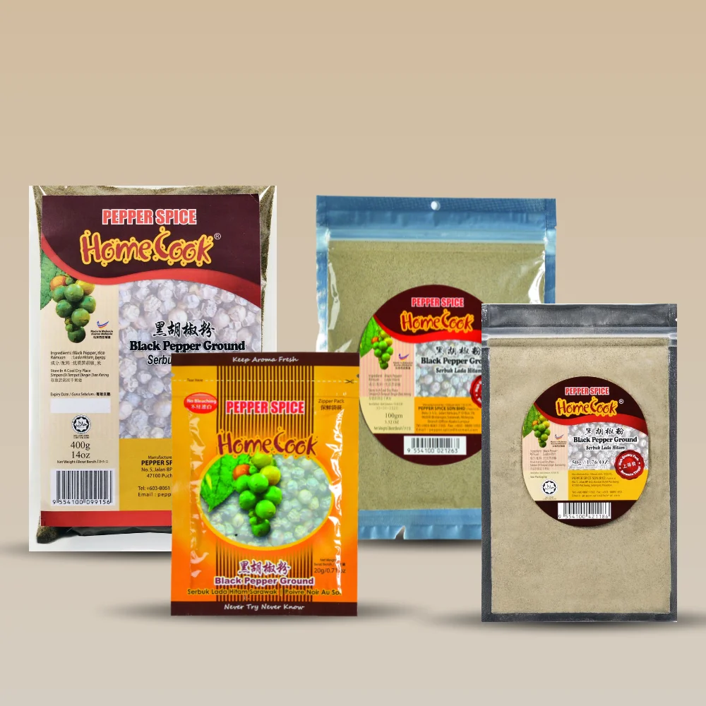 Natural Pure Dried Black Pepper Powder 50g Price Negotiable Europe Export Standard Smoke Flavor Chicken Chop Fresh Seasonings