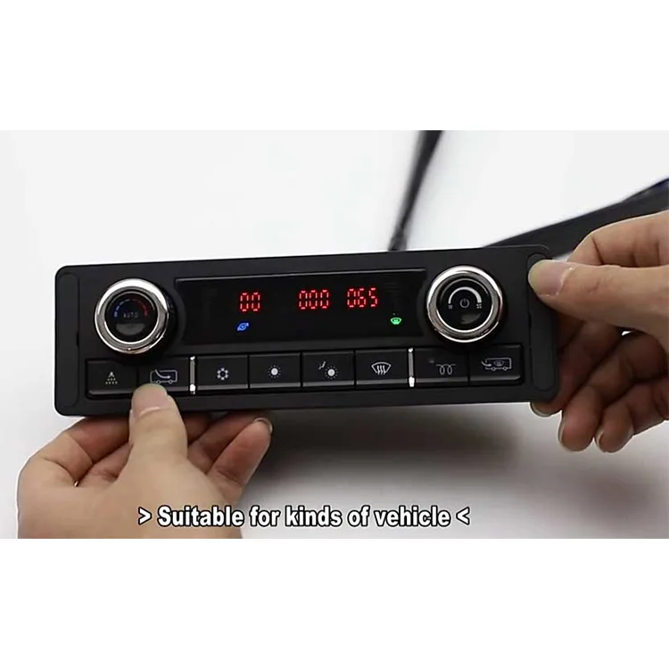 Manufacturer car control panel climate control panel car ac control panel