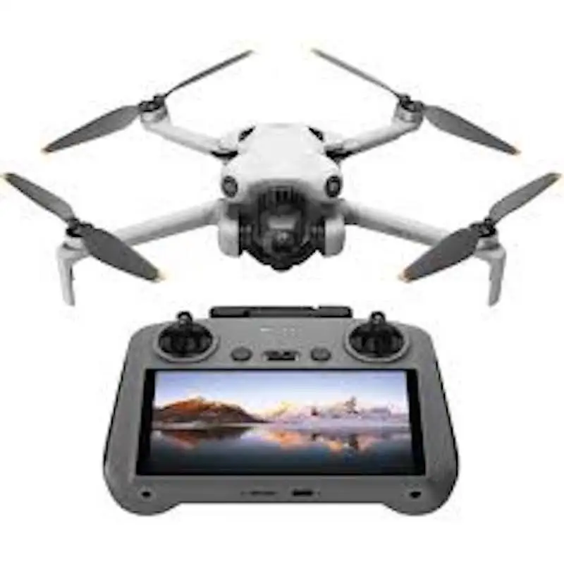 D J. I Mini 4 Pro складной Дрон с 2 пультами дистанционного управления (экран) летать больше Combo-4K HDR-видеокамера комплект из 3 батарей