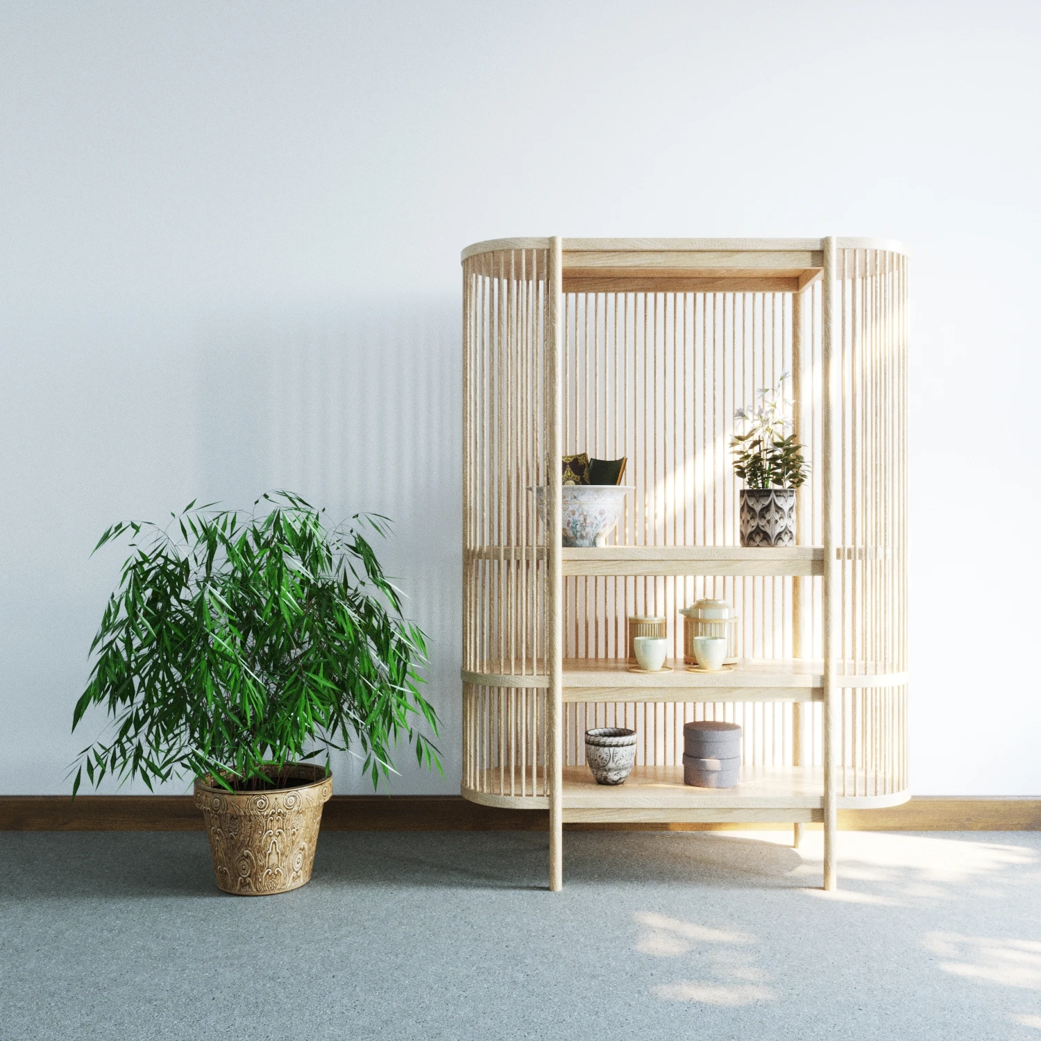 Интерьер бестселлер бастон натуральный цвет вьетнамская сосновая деревянная витрина шкаф для гостиной изготовленный из сосновой