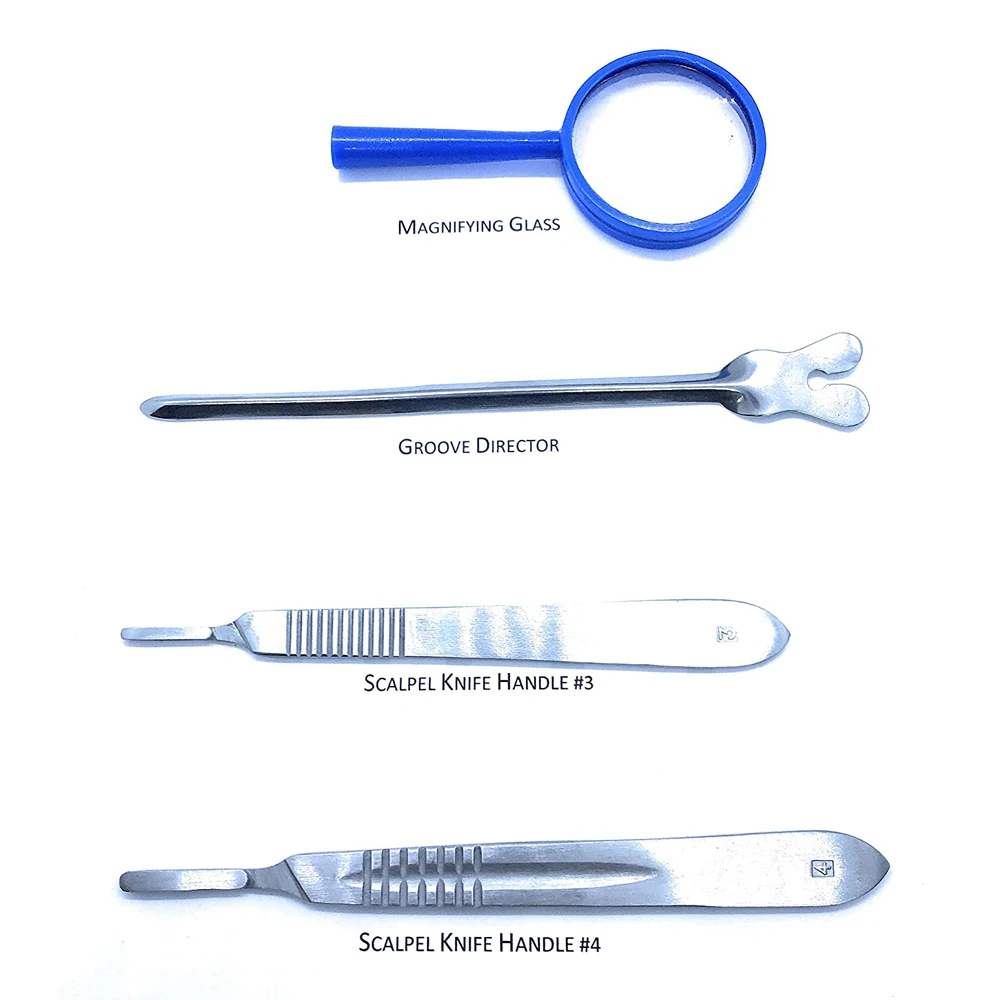Набор для хирургической хирургии и набор из 12 стоматологических медицинских инструментов