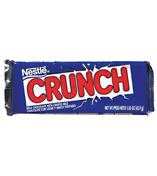 CRUNCH Milk Chocolate and Crisped Rice, Share Size Candy Bars, Share Pack, 2.7 oz