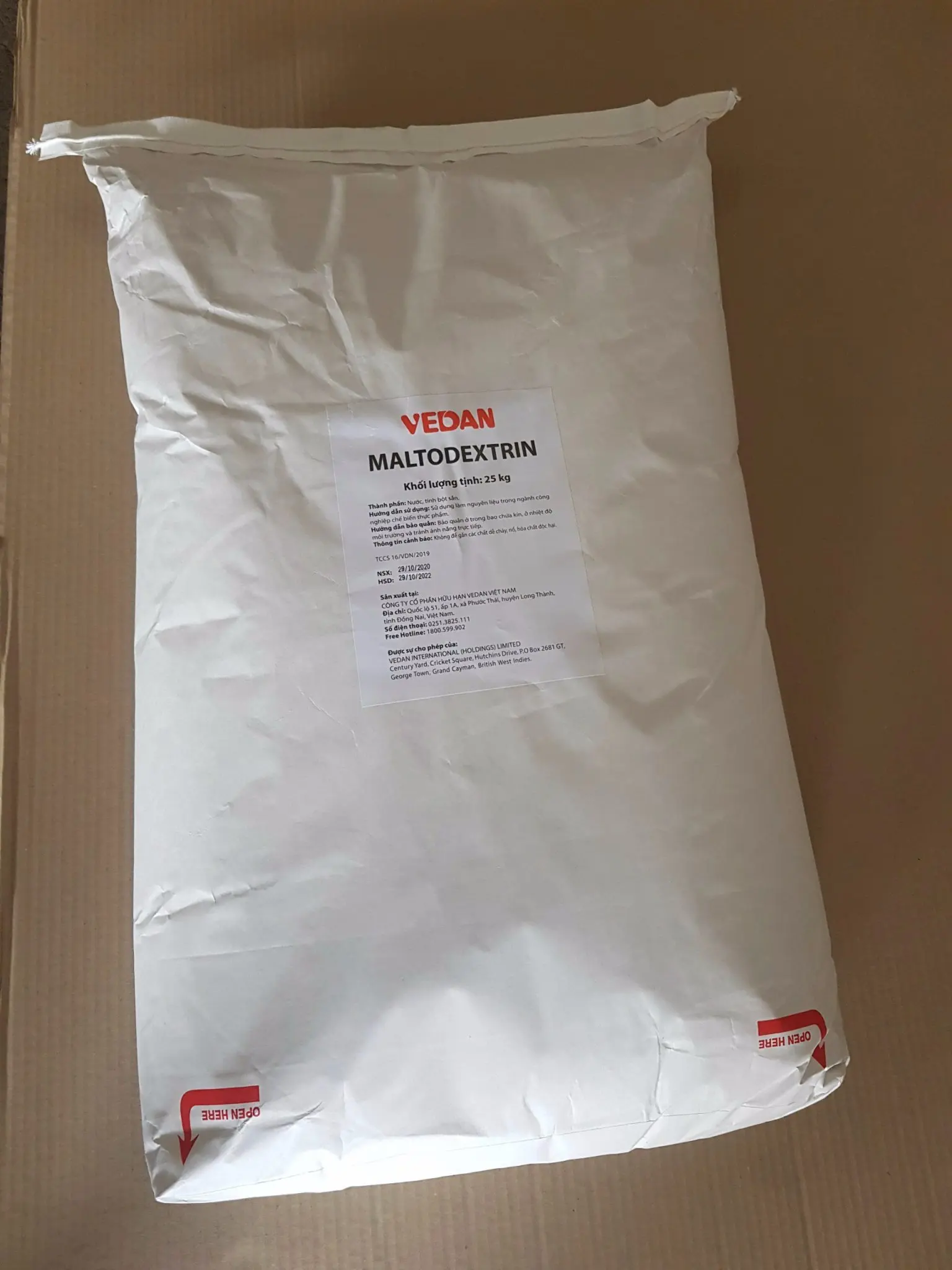 VEDAN TAPIOCA MALTODEXTRIN - NON GMO, GLUTEN FREE, FOOD ADDITIVES