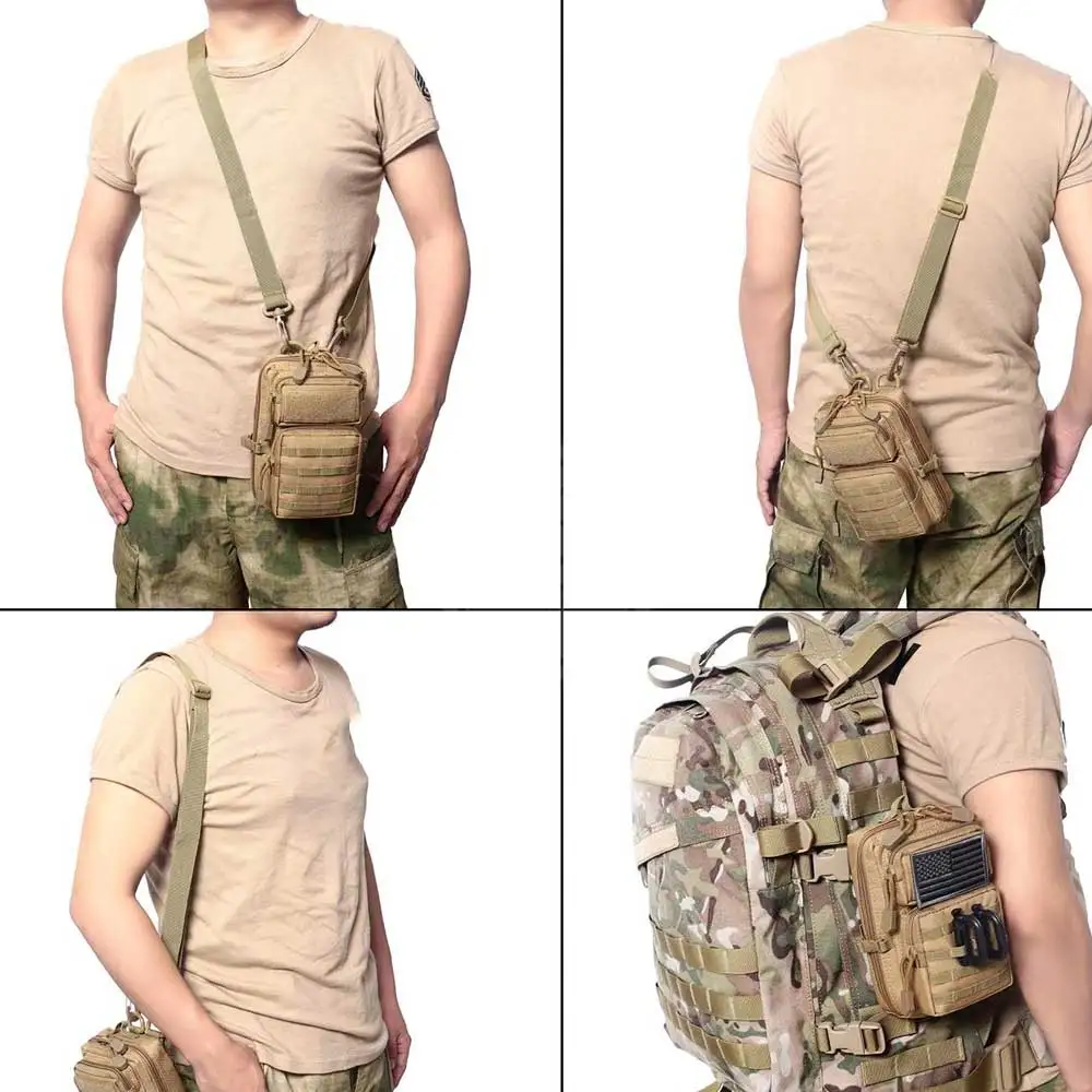 2023 New Arrival Compact EDC Tool Pouch Bag Mini Utility Pouch in Unique Style Waterproof Molle Pouch Fashionable Good Quality