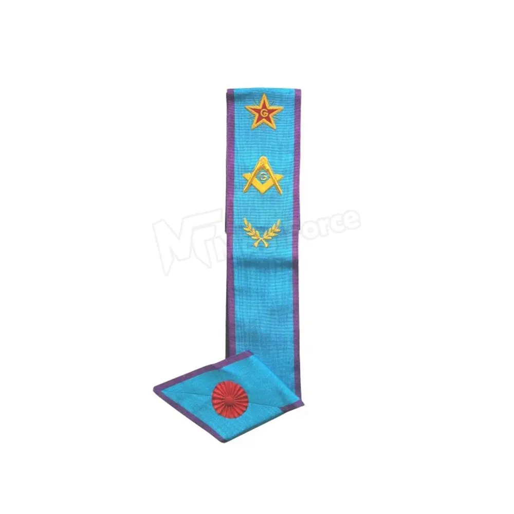 Пакистанское производство Masonic Regalia Royal Arch ручная вышивка Прочный Красивый пояс