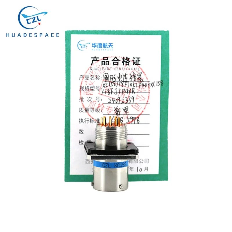Aluminium alloy XCE158 18F10K1P40+XC158 18FJ1P40R Circular Connector Plug Receptacle Customizable Huadespace