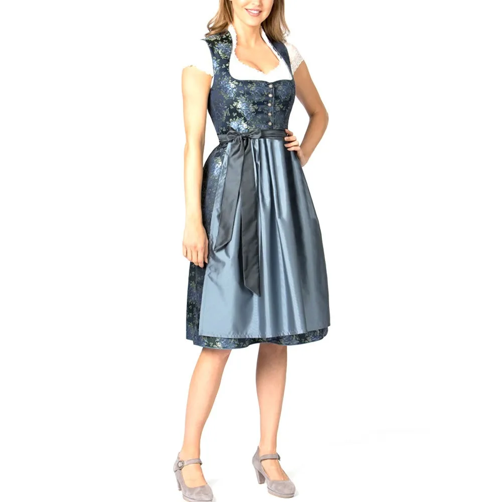 Ladies Dirndl Dress Oktoberfest Dirndl Lace Up Festival Dress Oktoberfest Costumer Cosplay Costume Party Plus Size Dress