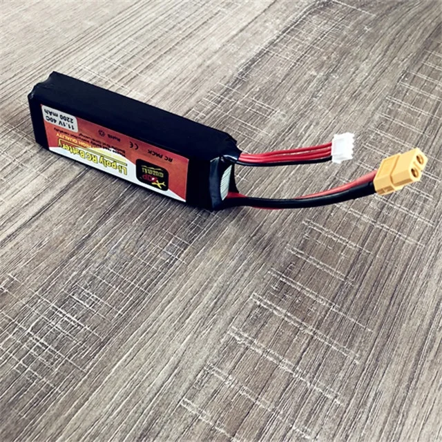 11.1V 2200mAh 3S 40C FCY 2.0 LiPo Battery with EC3