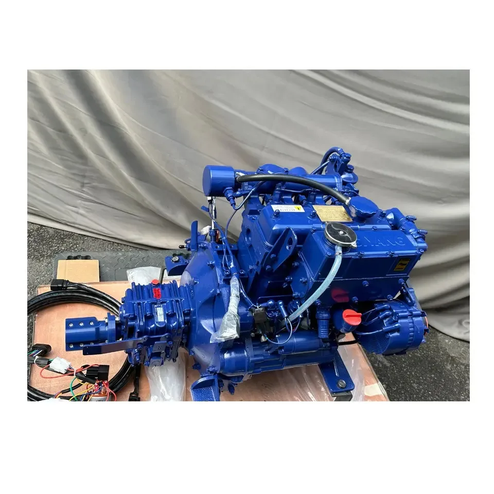 Sinooutput 2-stroke lifeboat engine 380J-3 with 20KW and ZF gearbox ZF12M with RS certificate