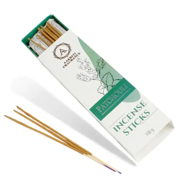 Aakriti Fragrance 100 Gram Pack Natural Premium Aroma Organic Hand Rolled Masala Incense Stick India Long Burn Incense Sticks