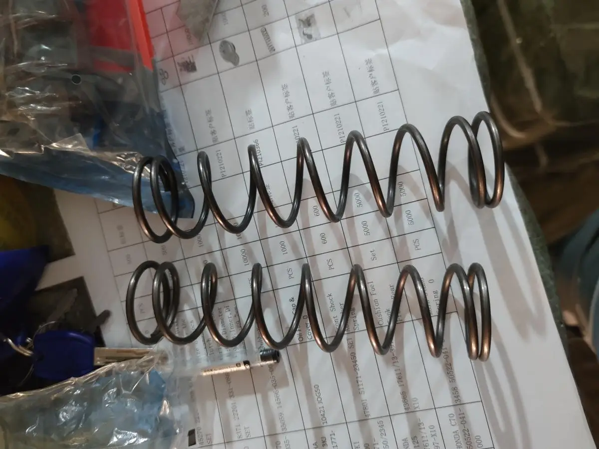 motorcycle Front Shock Absorber Spring Super shock absorption performance for AX100 51171-23450/23451