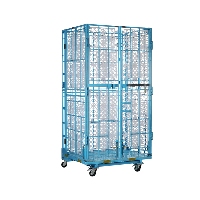 Warehouse Laundry Logistic Warehouse Heavy Duty Platform Trolley And Foldable Picking Trolley