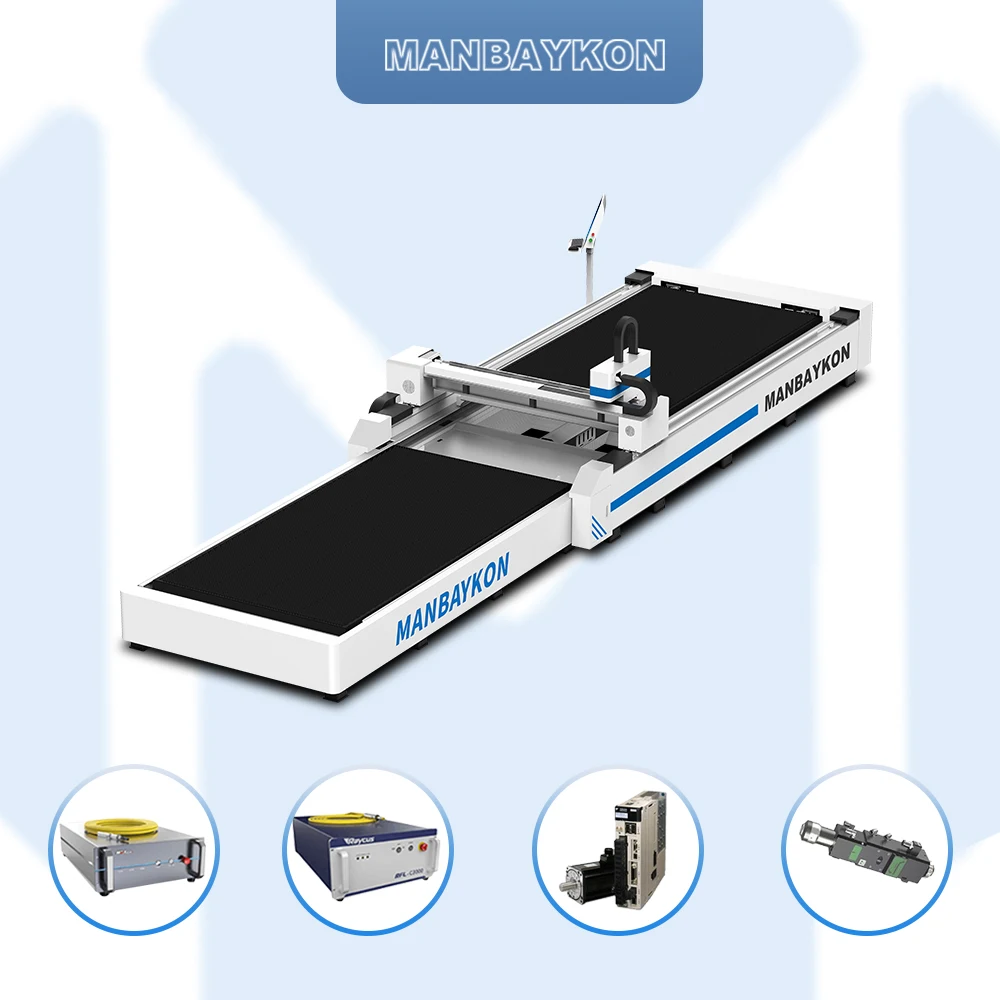 MKLASER Open exchange platform laser cutting machine metal stainless steel carbon steel fiber optic cutting machine
