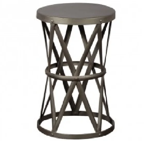 Galvanized Top Metal Iron Table For Living Room Decoration Patio Side & Accent Tables Furniture At Cheap & Best Price