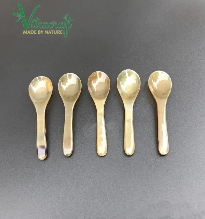 Vietnamese Craft Spoon. Premium Horn Spoon. Handmade Spoon. Buffalo Horn Spoon, Spice Spoon, Ice Cream Spoon. meaningful gift Unique gift