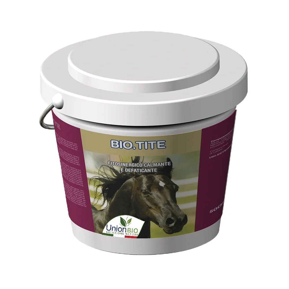 Top quality made in Italy plant based formulation BIO TITE natural anti fatigue clay for horses