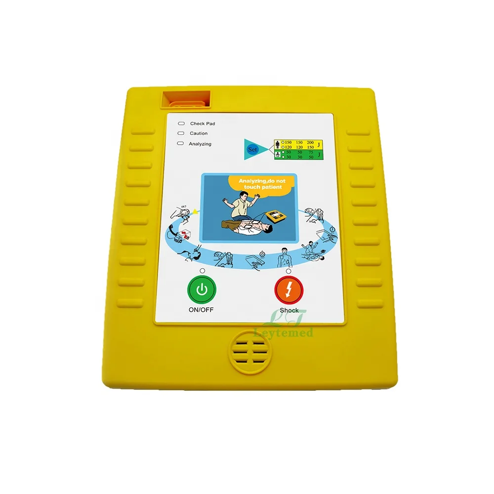 LTSD04 Medical Machine Rescue Portable 3.5 Inch Lcd Screen First Aid Defibrillator Manufacturers