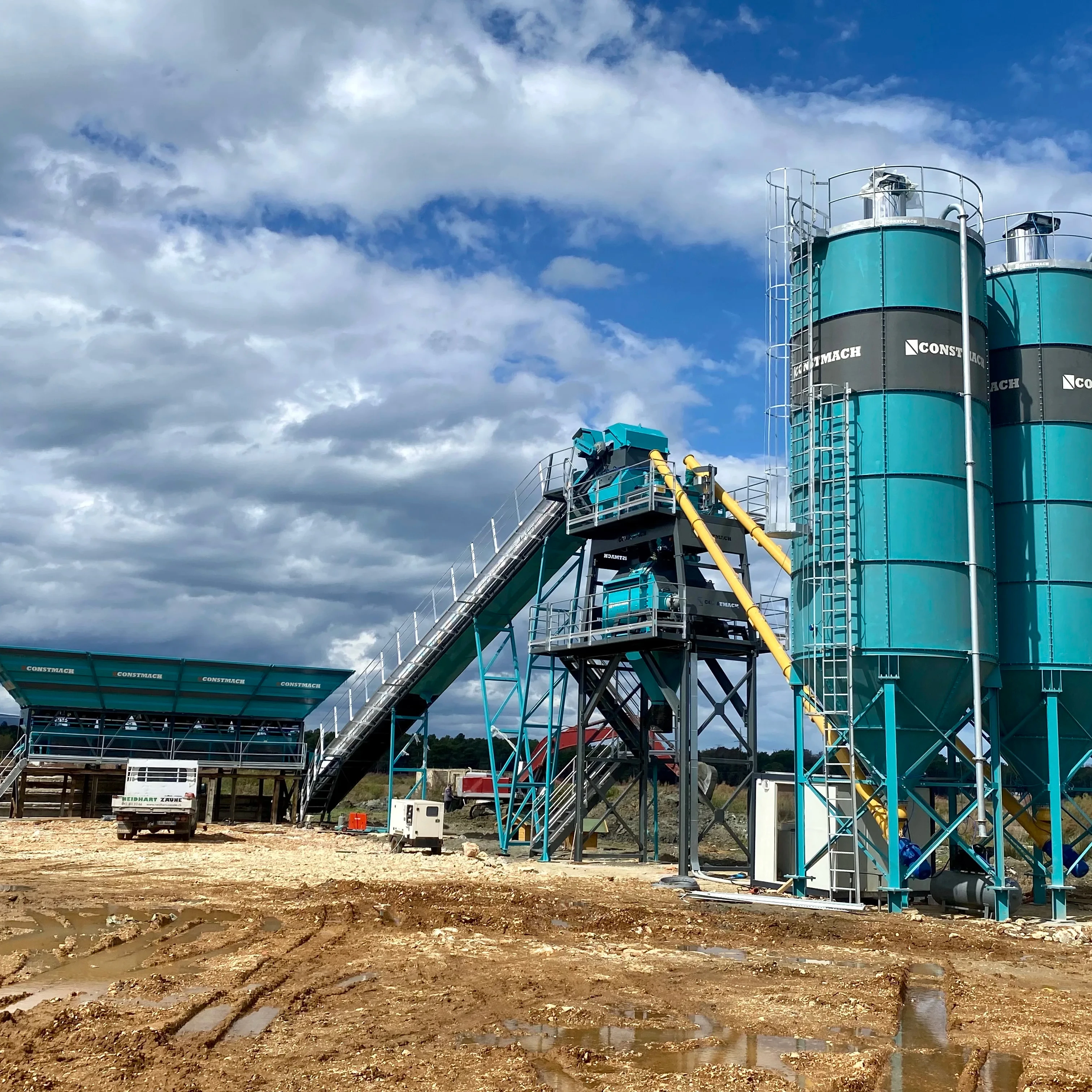 120 m3/h CONCRETE MIXING BATCHING PLANT WITH 2 YEARS WARRANTY HIGH QUALITY LONGLIVED MACHINE