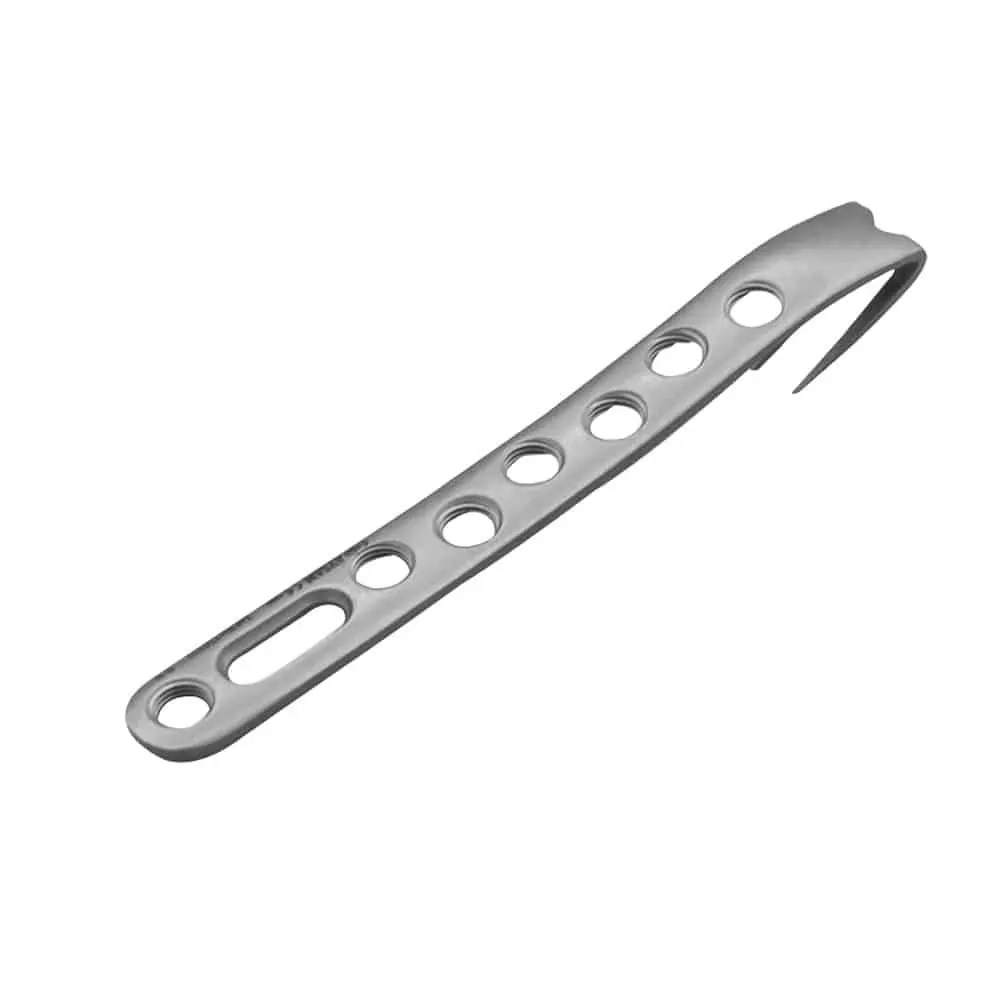 3,5 Mm Locking Compression Hook Plate Ortho Bone Trauma Orthopedic Implant Pakistan Supplier Titanium Lcp Lateral Distal Plate