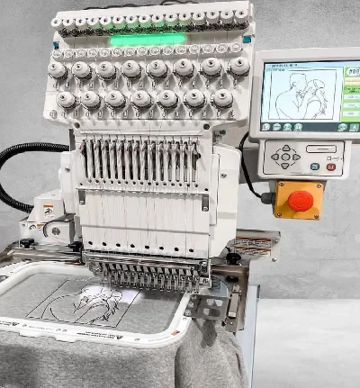 Best in Quilting Embroidery-Machine New Gem Sewing XL1500TC 15Needles Computerize Appqrel Textile Designing Machine