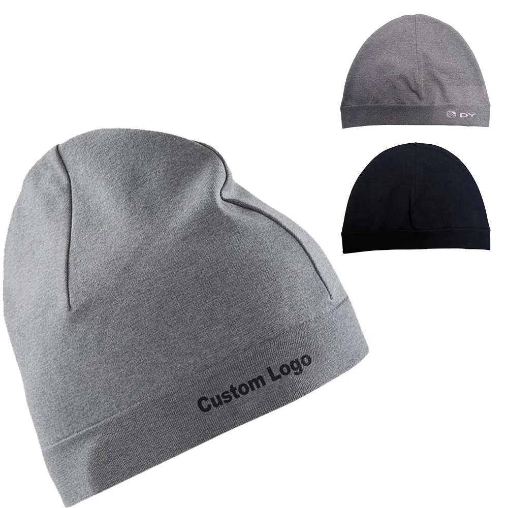 Custom Elastic Force Summer Beanie Hats for Running Breathable Adult Daily Use with Character Camouflage Checkered Patterns