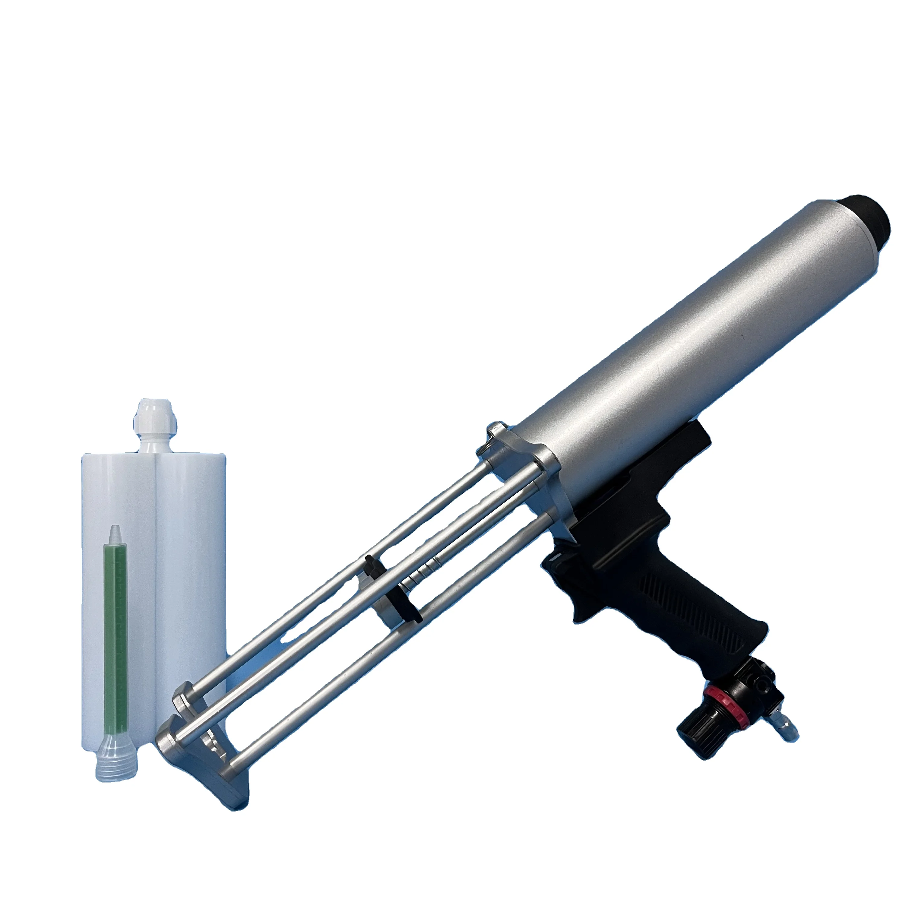 590ml 1:1 Two-component Pneumatic Nozzle Spray guns Air Spray Gun with optional Aluminum Cylinder