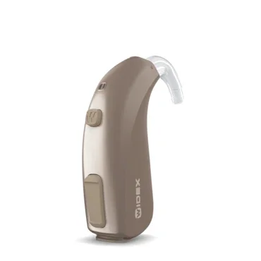 Latest Widex MRB0 50 4-Channel Bluetooth BTE Mini Hearing Aids Ear Beige Color Superior Quality Advanced Hearing Care Product
