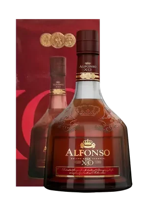 Spirits Vanilla Notes Slightly Sweet 40% Distilled Wine Gift Packing Bottle Packaging Alfonso XO Brandy