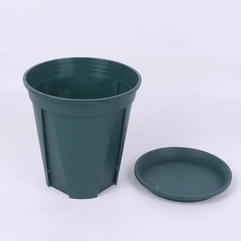 0.5  green Gallon Pot Orchid Flower Planter outdoor Plastic Nursery Pots/Non-toxic tasteless gallon Pot