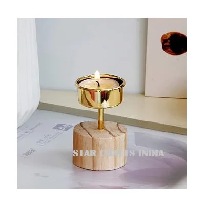 Latest Production Hand Carved Wood Candle Holder Available at Wholesale Price Luxurious Candle Stand By Exporter From India SCI