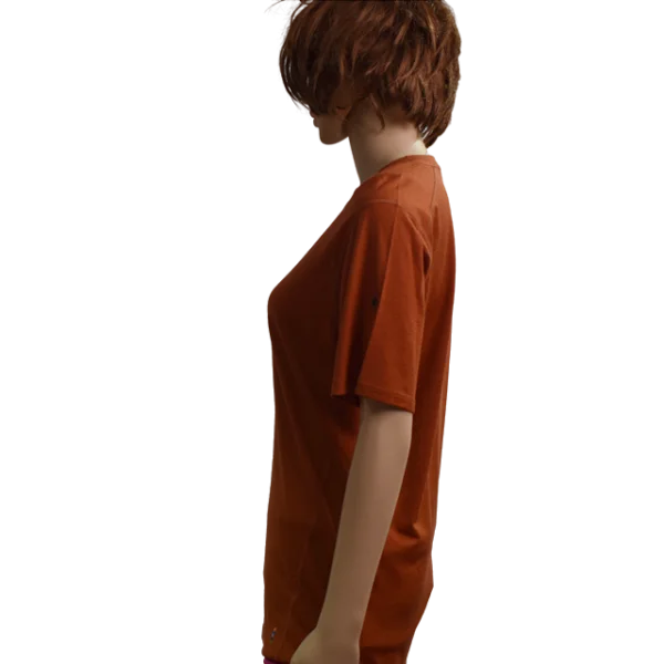 OEM ODM Women Merino Wool Short Sleeve Lightweight Base Layer Round Neck T Shirt