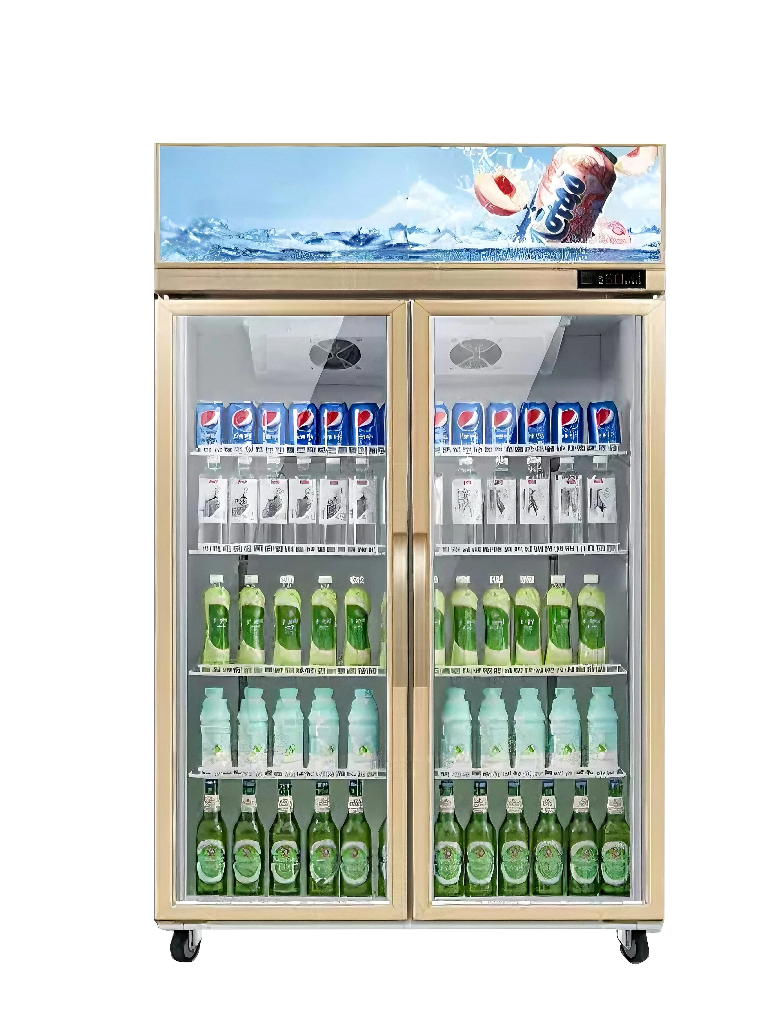 Frigidaire холодильник с двумя дверями Frezzer коммерческий морозильник 2 холодильника охладитель воздушным охлаждением