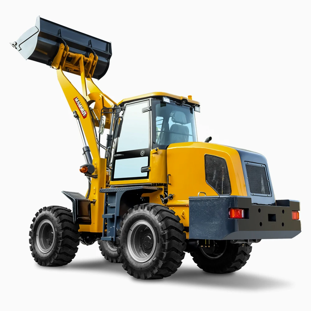Heavy machine 2ton 2000kg wl20 hydraulic articulated front end wheel loader with quick hitch
