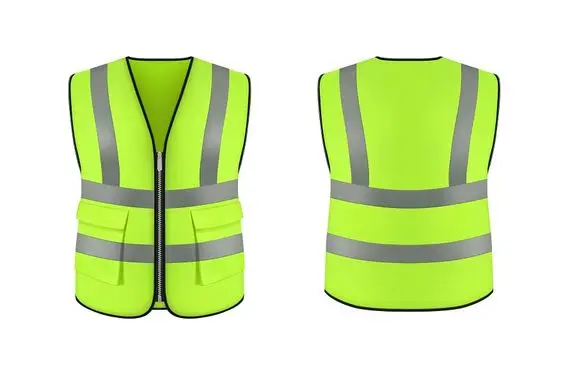 Custom Chile Election Security Clothing Voting Reflective Vests Ballot Vest Shirt Dragon Yellow Fluorescent Smart